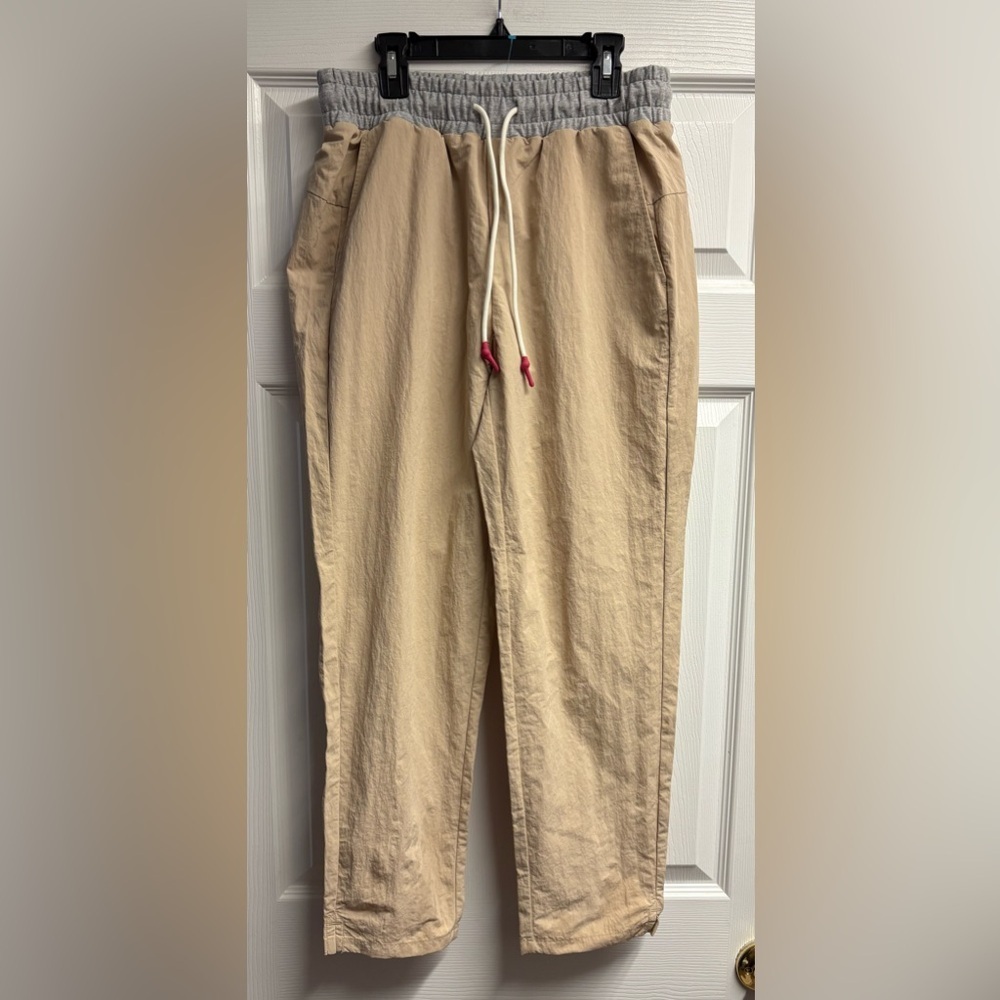 Johnny Was “Calme” Nylon Hoodie & Pants Set In Beige/Gray Size Small - Picture 8 of 12